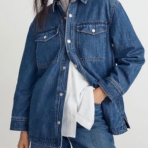 Madewell Quilted-Lining Denim Shirt Jacket
